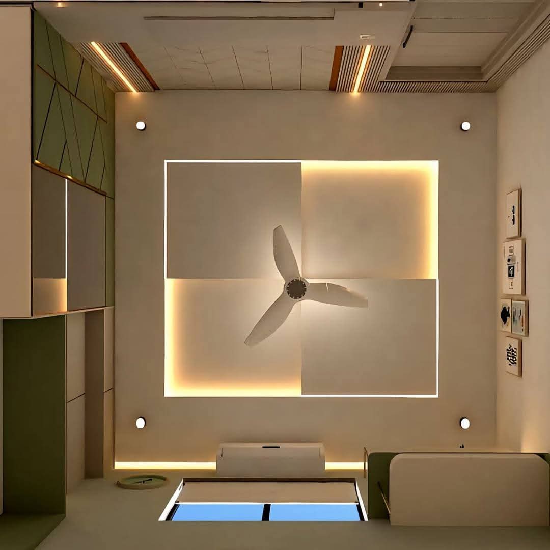 Modern Living Room Ceiling